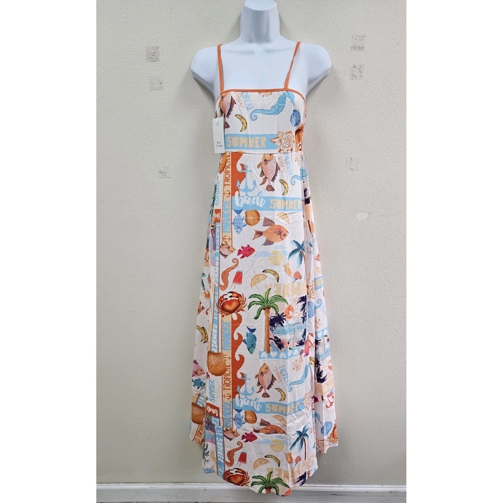 Rosa Clothing  Dress  Delphine  Tropical Islands Flare Large Swing Dress Summer